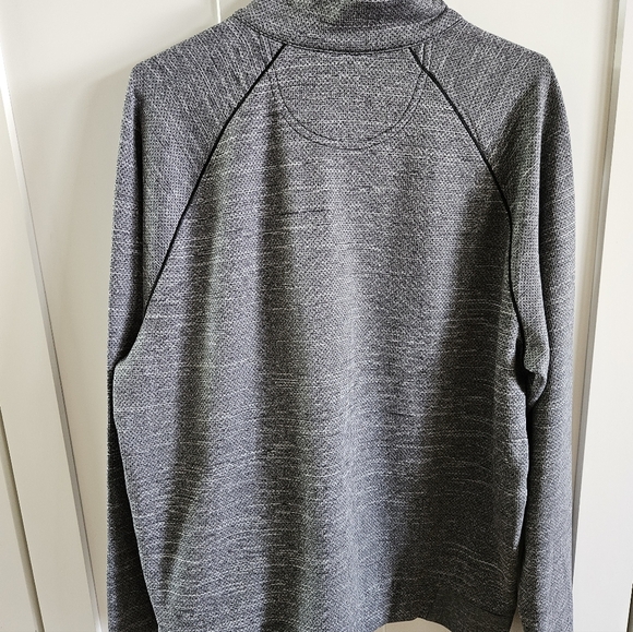 Greg Norman Collection Charcoal Zip-Up Sweater - Picture 2 of 6